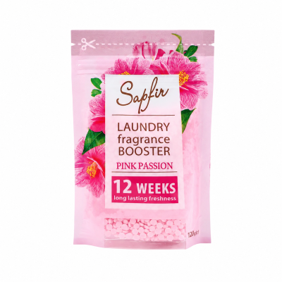 Sapfir AROMA,парфумований кондиціонер для прання в гранулах Pink Passion, 120 г