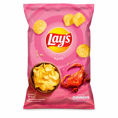 Чипси картопляні зі смаком краба, «Lay’s» 60 г